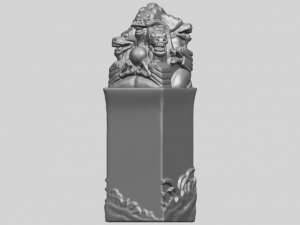 dragon stamp 02 Modello di stampa 3D