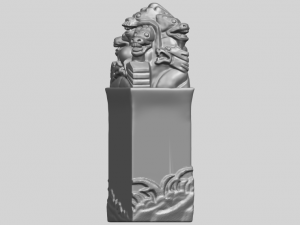 dragon stamp 02 Modello di stampa 3D