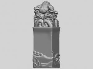 dragon stamp 02 Modello di stampa 3D