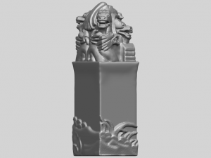 dragon stamp 02 Modello di stampa 3D
