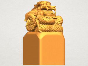 dragon stamp 01 3D-printmodel