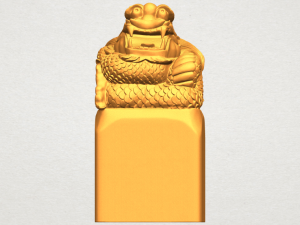 dragon stamp 01 3D-printmodel