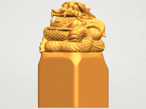 dragon stamp 01 3D Print Model