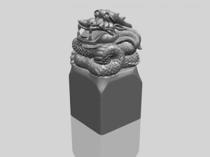 dragon stamp 01 3D Print Model