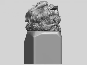 dragon stamp 01 3D Print Model