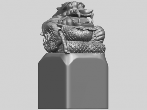 dragon stamp 01 3D-printmodel