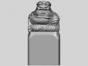 dragon stamp 01 3D-printmodel