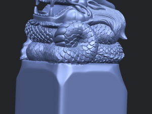 dragon stamp 01 3D-printmodel