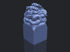 dragon stamp 01 3D-printmodel
