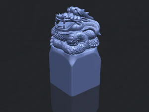 dragon stamp 01 3D Print Model