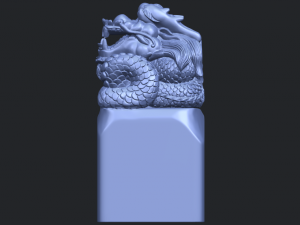 dragon stamp 01 3D-printmodel