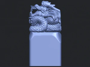 dragon stamp 01 3D Print Model