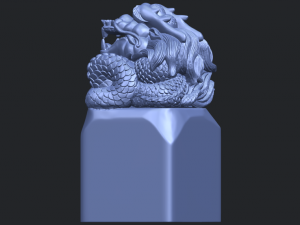 dragon stamp 01 3D-printmodel