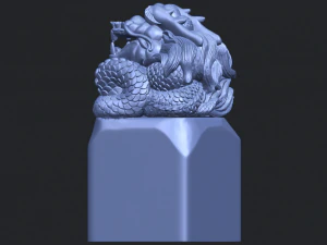 dragon stamp 01 3D Print Model
