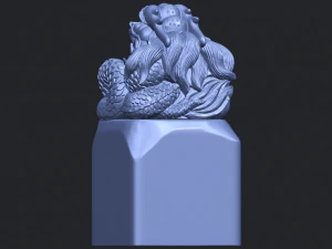 dragon stamp 01 3D Print Model
