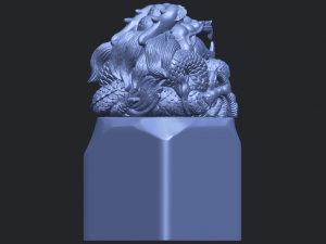 dragon stamp 01 3D-printmodel