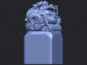 dragon stamp 01 3D Print Model