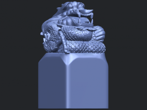 dragon stamp 01 3D-printmodel