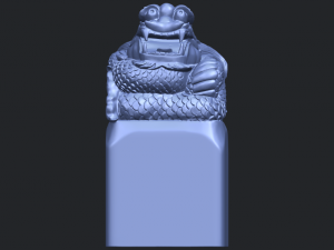 dragon stamp 01 3D-printmodel
