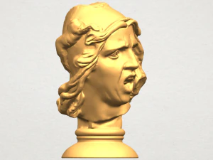bust of shock 3D Print Model
