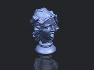 bust of shock Model Cetak 3D