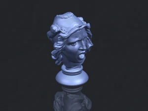 bust of shock 3D Print Model