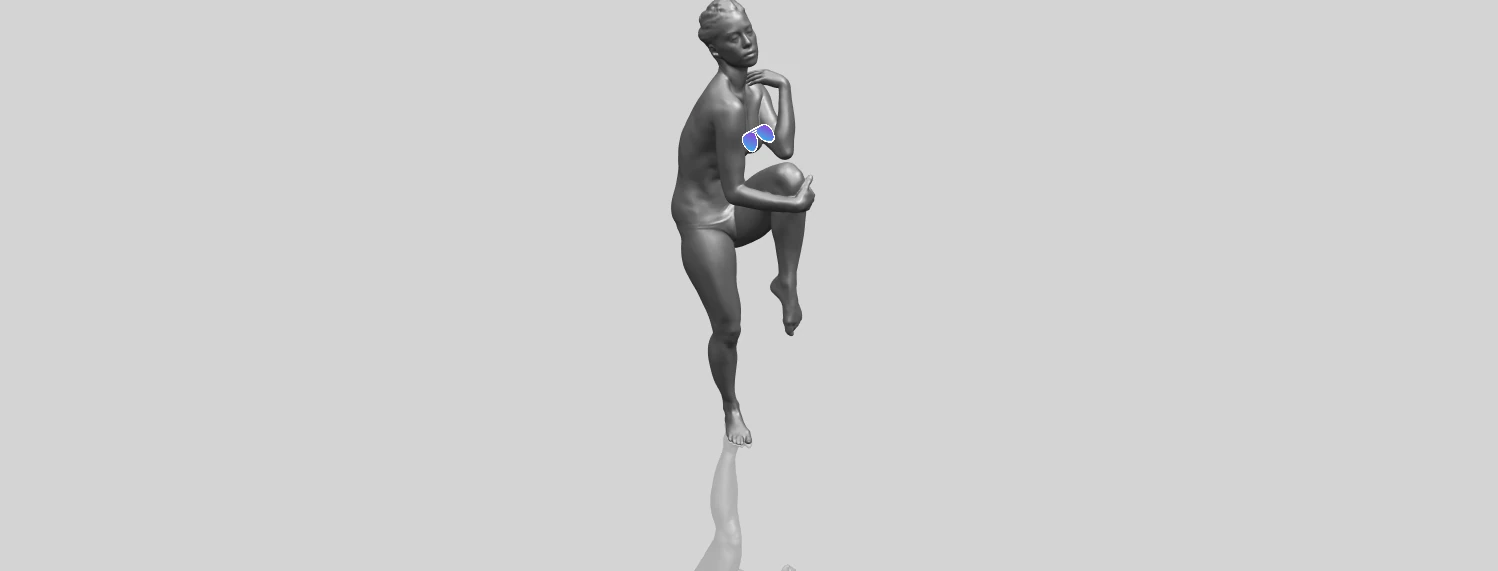 naked girl j01 3D Print Model .c4d .max .obj .3ds .fbx .stl .blend 