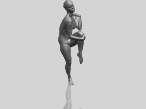naked girl j01 3D 打印模型