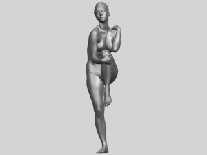 naked girl j01 3D 打印模型