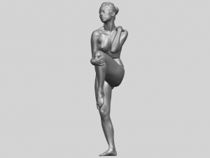 naked girl j01 3D 打印模型