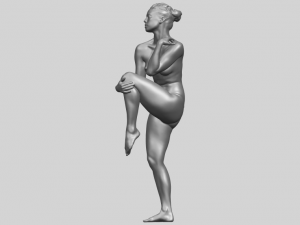 naked girl j01 3D 打印模型