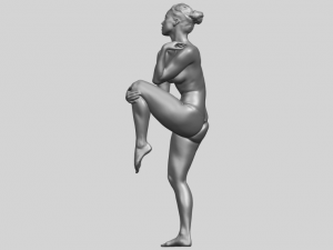 naked girl j01 3D 打印模型