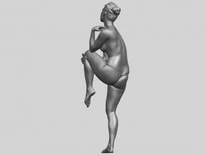 naked girl j01 3D 打印模型