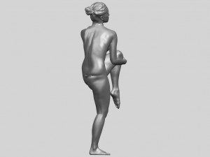 naked girl j01 3D 打印模型