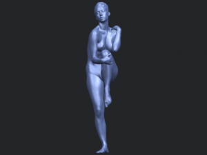 naked girl j01 3D 打印模型