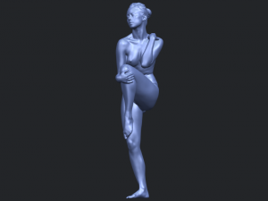 naked girl j01 3D 打印模型