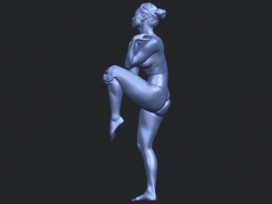 naked girl j01 3D 打印模型