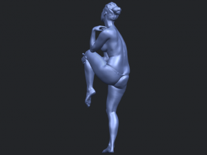 naked girl j01 3D 打印模型