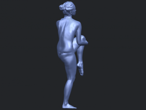 naked girl j01 3D 打印模型