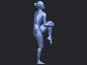 naked girl j01 3D 打印模型