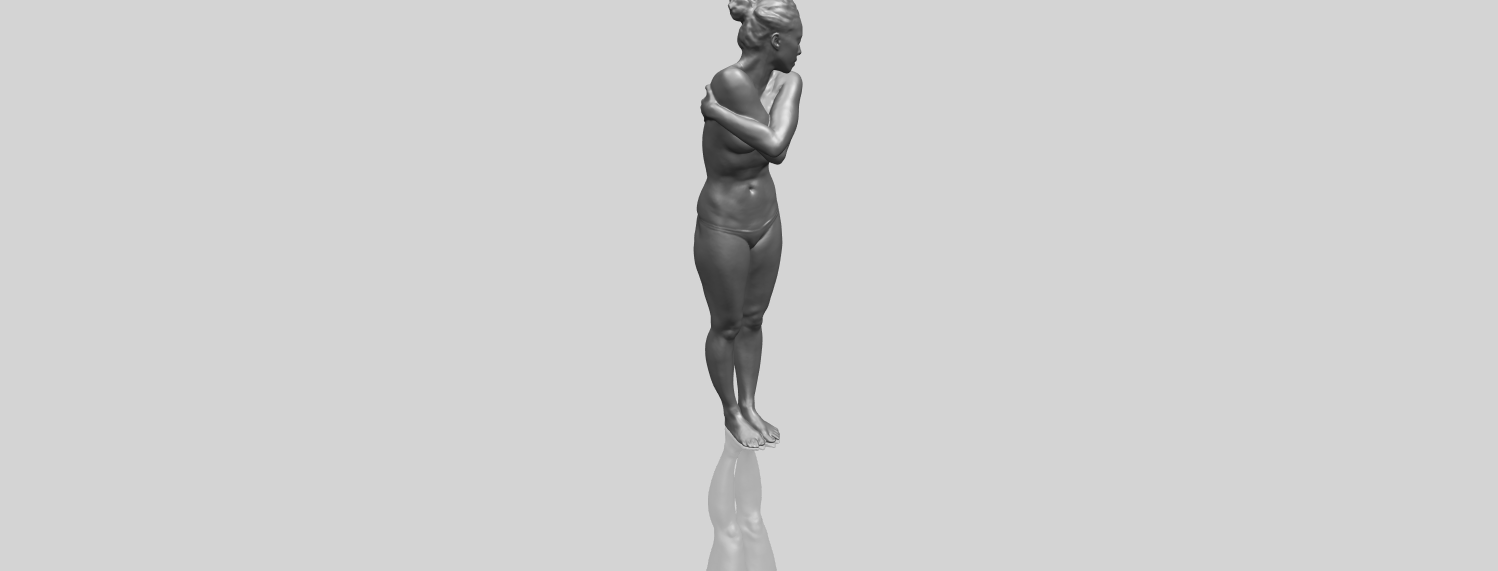 Model Cetak 3D. naked girl j03 Model Cetak 3D. 