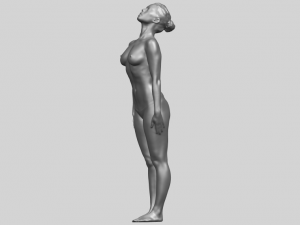 naked girl j04 3D Baskı Modeli