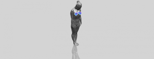 naked girl j05 3D Принт Модель .c4d .max .obj .3ds .fbx .stl .blend 