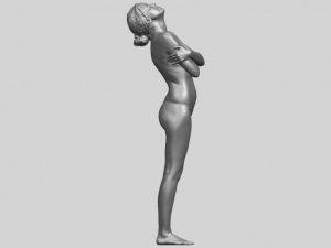 naked girl j08 Model Cetak 3D