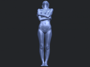 naked girl j08 Model Cetak 3D