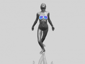 naked girl j09 3D Print Model