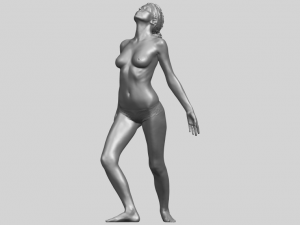 naked girl j09 3D प्रिंट मॉडल