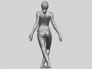 naked girl j09 3D प्रिंट मॉडल