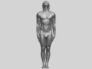 naked man body 01 3D Print Model