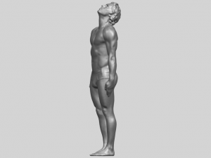 naked man body 01 3D Принт Модель